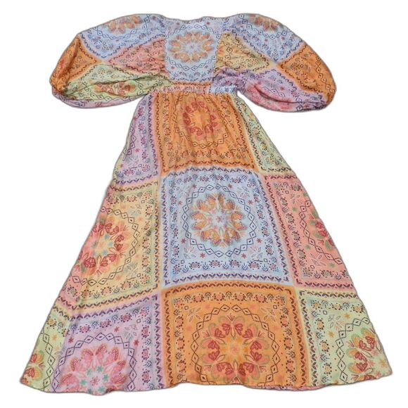 Sundress Brand Floral Print Women's Spring Summer Flowy Dress Size XS/S - Picture 2 of 2